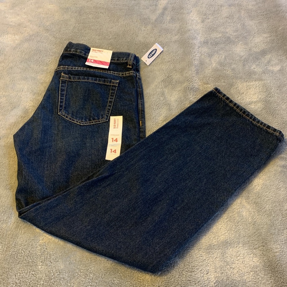 Size 14 Husky Old Navy Denim Blue Jeans New